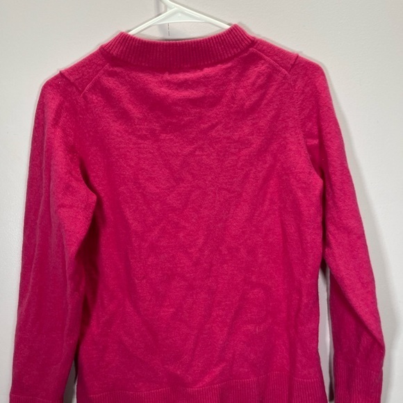 Banana Republic | Sweaters | Banana Republic Extra Fine Merino Wool Hot Pink Barbiecore Crewneck 